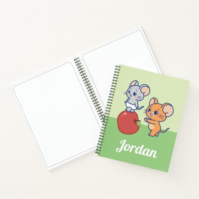 Anime Tuffy und Jerry Apple Rolling Notizbuch (Innenseite)