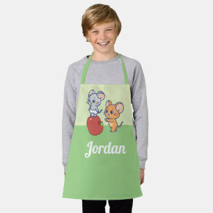 Anime Tuffy und Jerry Apple Rolling Schürze