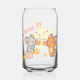 Anime Tuffy und Jerry Cheers zu Käse Dosenglas