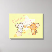 Anime Tuffy und Jerry Cheers zu Käse