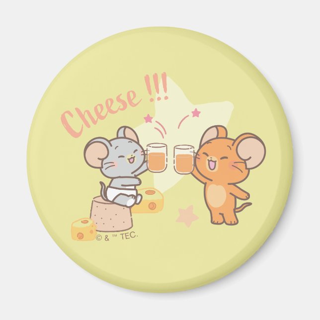 Anime Tuffy und Jerry Cheers zu Käse Magnet (Vorne)