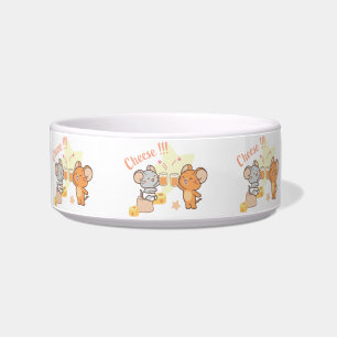 Anime Tuffy und Jerry Cheers zu Käse Napf