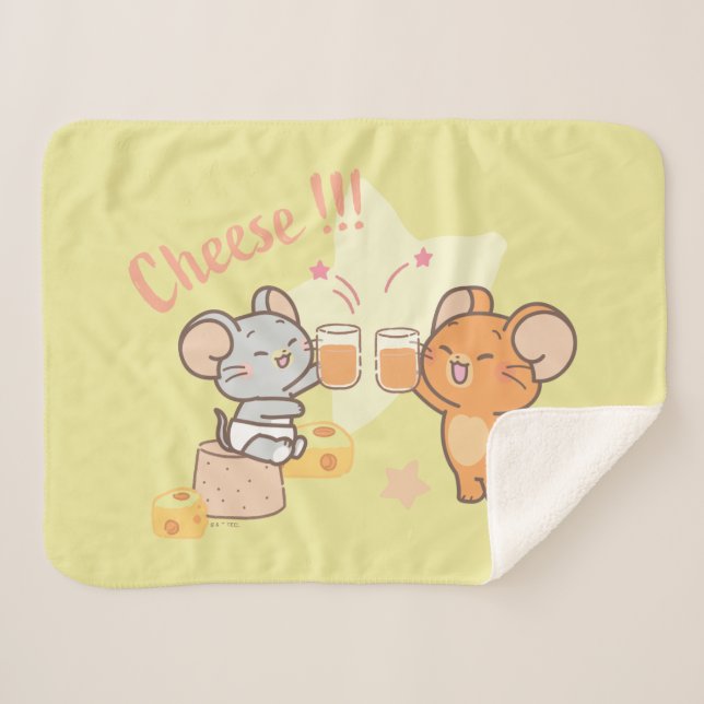 Anime Tuffy und Jerry Cheers zu Käse Sherpadecke (Vorderseite (Horizontal))