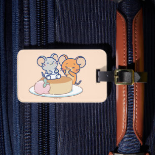 Anime Tuffy und Jerry Cheesecake Gepäckanhänger