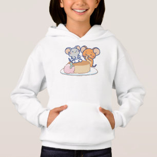 Anime Tuffy und Jerry Cheesecake Hoodie