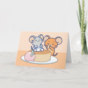 Anime Tuffy und Jerry Cheesecake Karte