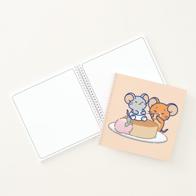 Anime Tuffy und Jerry Cheesecake Notizbuch (Innenseite)