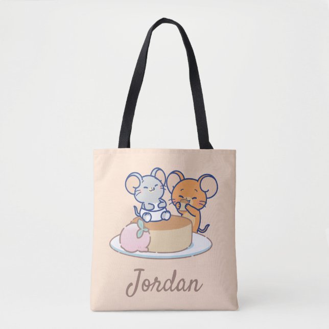 Anime Tuffy und Jerry Cheesecake Tasche (Vorderseite)