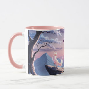 Anime Twilight Spirit Fox Imaginaire Mug