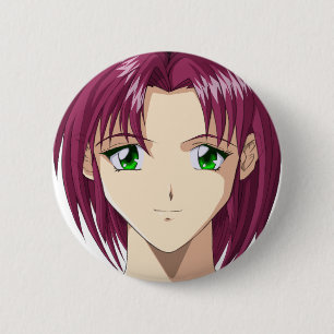 Anime und Manga Faces Button
