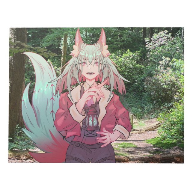 Anime, V Tuber, VTuber, Forrest Notizblock (Vorderseite)