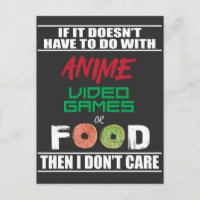 Anime Video Games oder Food Funny Anime