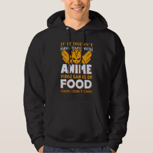 Anime, Videospiele & Food-Zitat Hübsches Design Hoodie