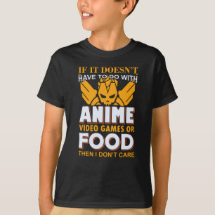 Anime, Videospiele & Food-Zitat Hübsches Design T-Shirt