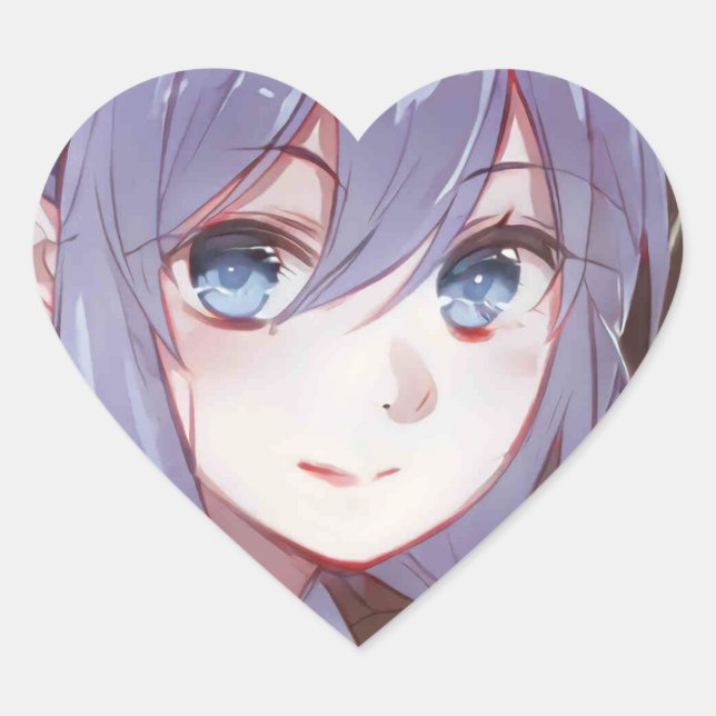 Anime Waifu Stickers (Vorderseite)