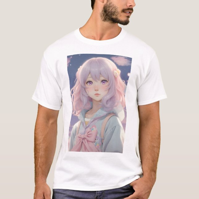 Anime waifu T-Shirt (Vorderseite)