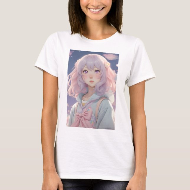 Anime waifu T-Shirt (Vorderseite)