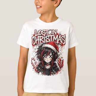 Anime Weihnachten Kinder-Shirt Lost Kawaii Geschen T-Shirt