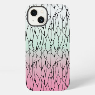 Anime Weiße und Rosa Monarch-Schmetterling-Handyhü iPhone Hülle