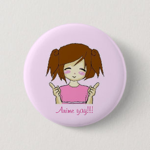 Anime yay!! Knopf Button