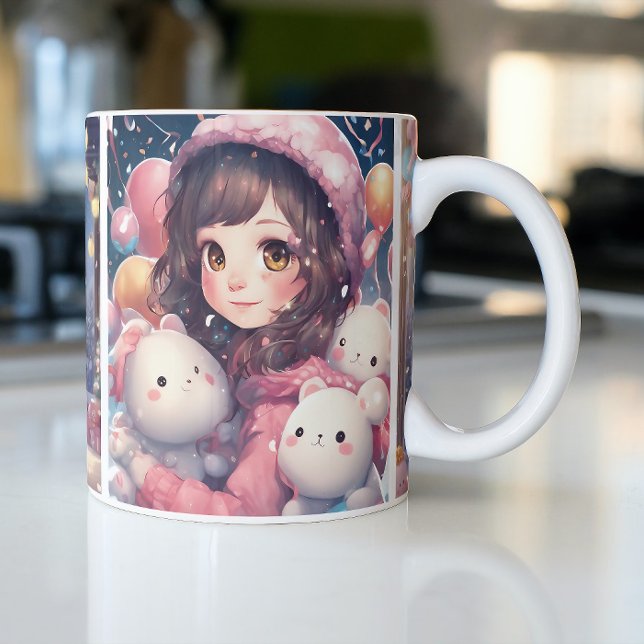 Anime Zweifarbige Tasse (anime coffee mug, anime mug cover, anime mugs for sale, anime funny mug, coffee mug anime logo)
