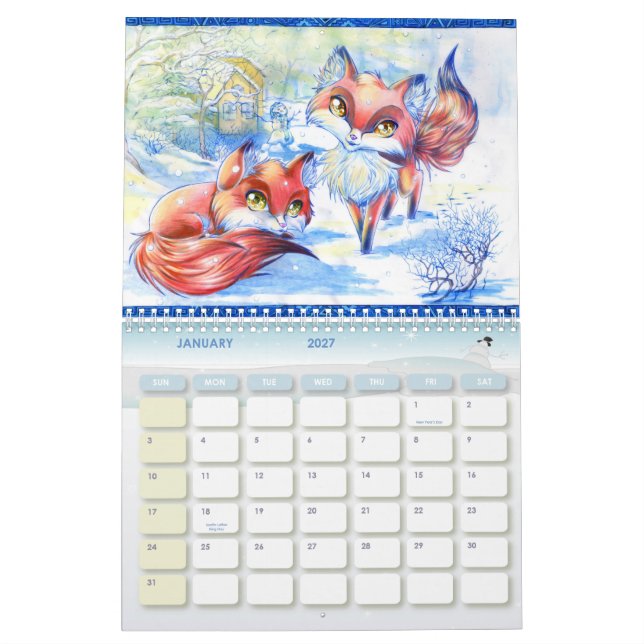 Animekunst 2012 kalender (Jan 2027)