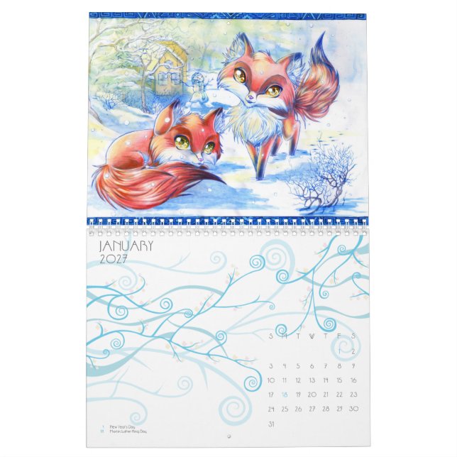 Animekunst 2014 kalender (Jan 2027)