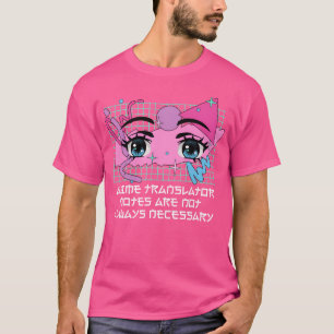 Animeranslator Notizen Japanischer Anime-Liebhaber T-Shirt