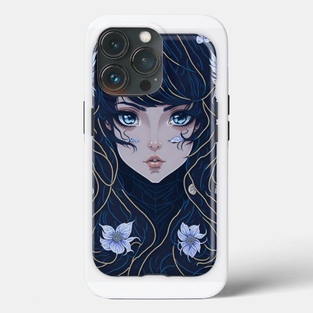 Animes Mädchen komplizierte Details iPhone Fall Case-Mate iPhone Hülle (Rückseite)
