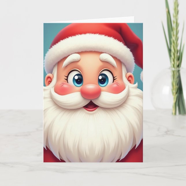 Animierte Weihnachtskarte Karte (Vorderseite)