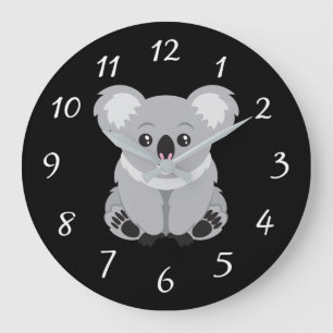 Animierter Koala-Bär - Große Uhr