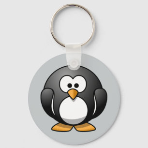 Animierter Pinguin-Schlüsselanhänger Schlüsselanhänger