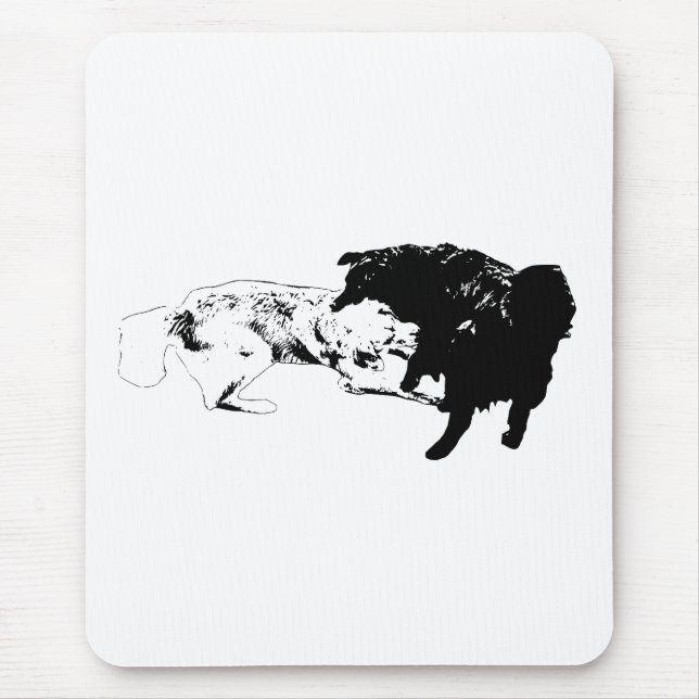 Animierter Schreibtisch, Friendly Focus Pad Mousepad (Vorne)