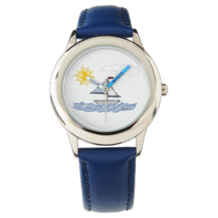 Animiertes Sailboat Armbanduhr