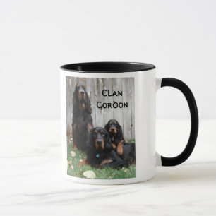 Animo Non Astutia, Gordon Setter Keramikbecher Tasse