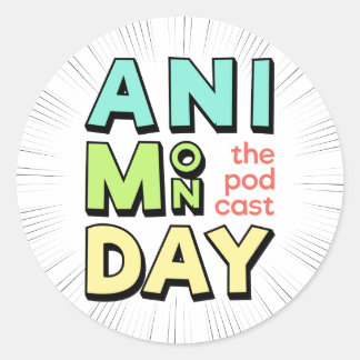 AniMonday Round Stickers
