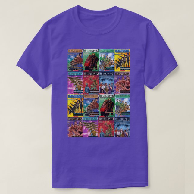 Animorphs Buchabdeckungen T-Shirt (Design vorne)