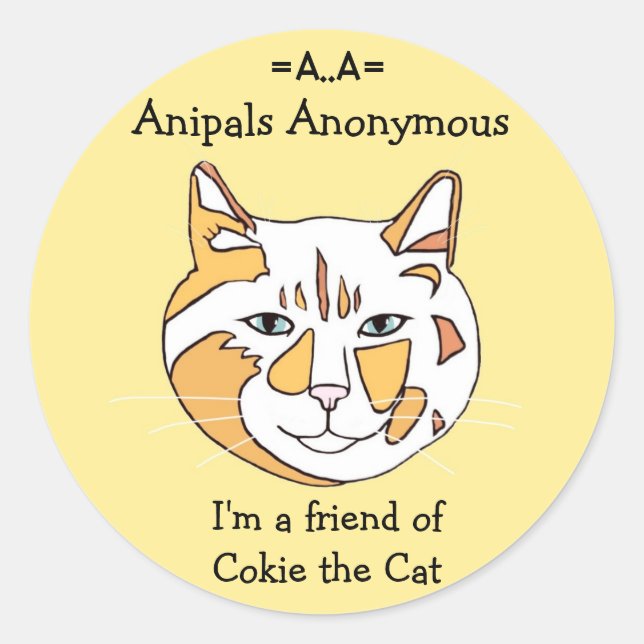 Anipals Anonymous Cokie Stickers (Vorderseite)