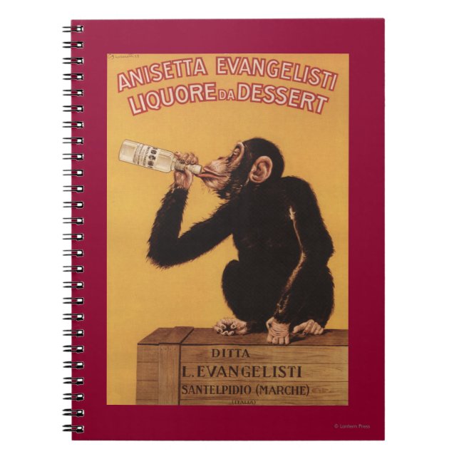 Anisetta Evangelisti Liquore da Dessert Notizblock (Vorderseite)