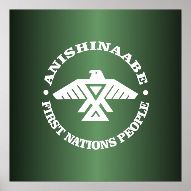 Anishinaabe (Ojibwe, Chippewa) Poster (Vorne)