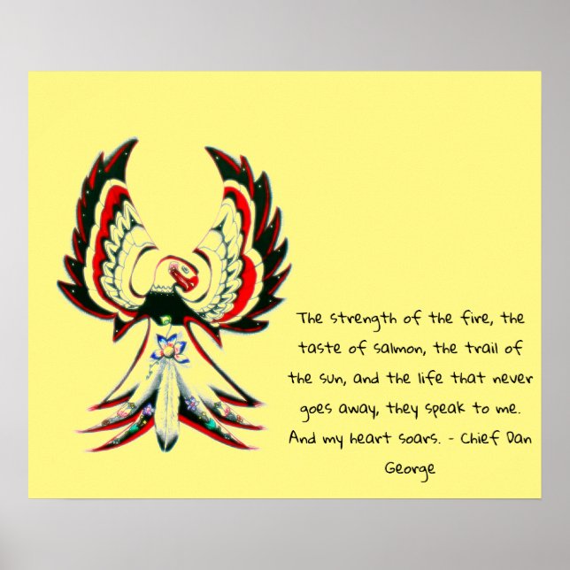Anishinaabe Thunderbird Inspiration Poster (Vorne)