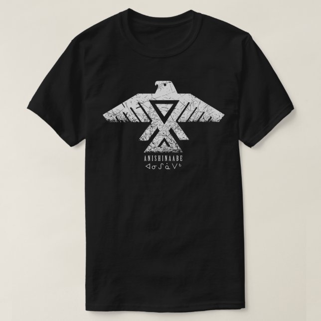 Anishinaabe Thunderbird Native American T-Shirt (Design vorne)