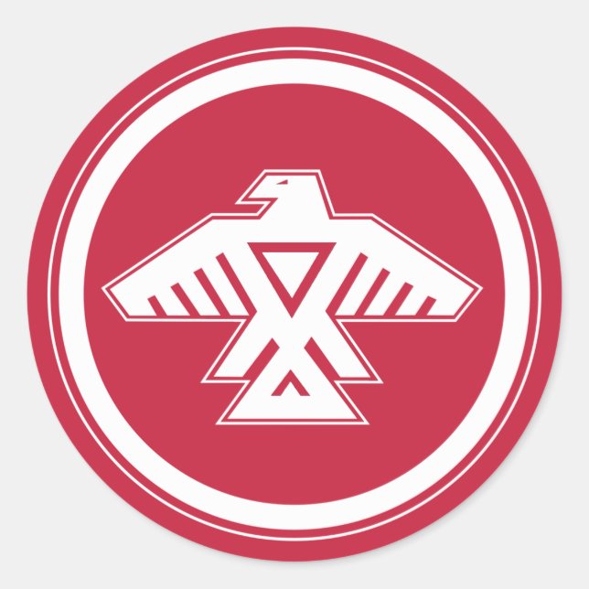 Anishinabek-Aufkleber Runder Aufkleber (Vorderseite)