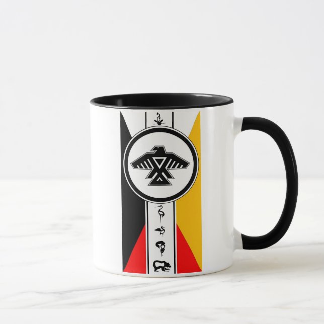 Anishinabek Dodem et tasse de 4 directions (Droite)