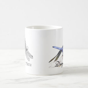 Anisoptera Libellenzeichnen Kaffeetasse