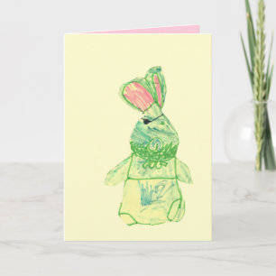 Anita Bunny Blank Vollfarbenkarte Vertikal Karte