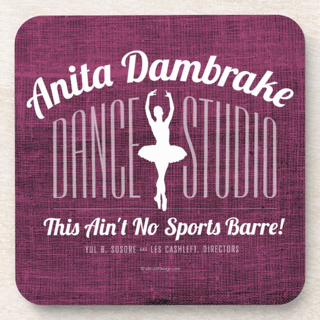 Anita Dambremse Dance Studio Untersetzer (Vorderseite)