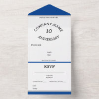 ANIVERSARY EREIGNIS INVITATION