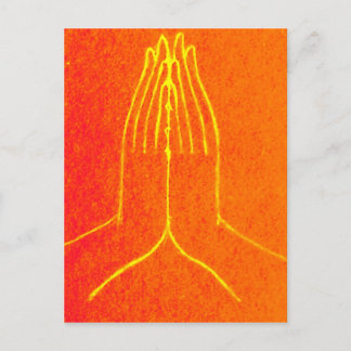Anjali/Namaskara Mudra Postcard Postkarte