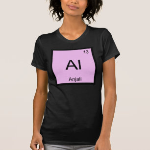 Anjali Name Chemie Element Periodensystem T-Shirt